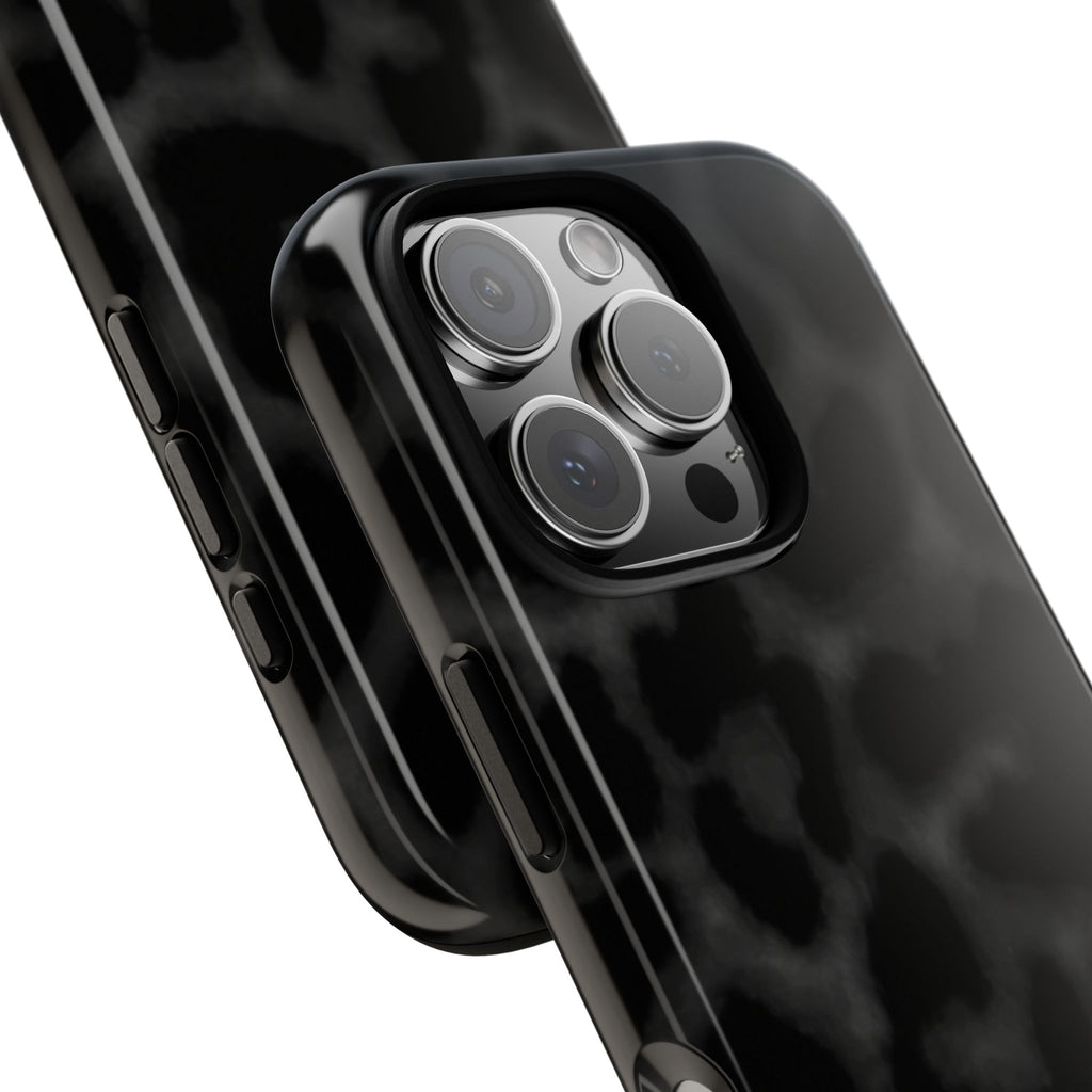 Black Leopard Heart Case