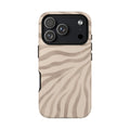 Beige Zebra Phone Case