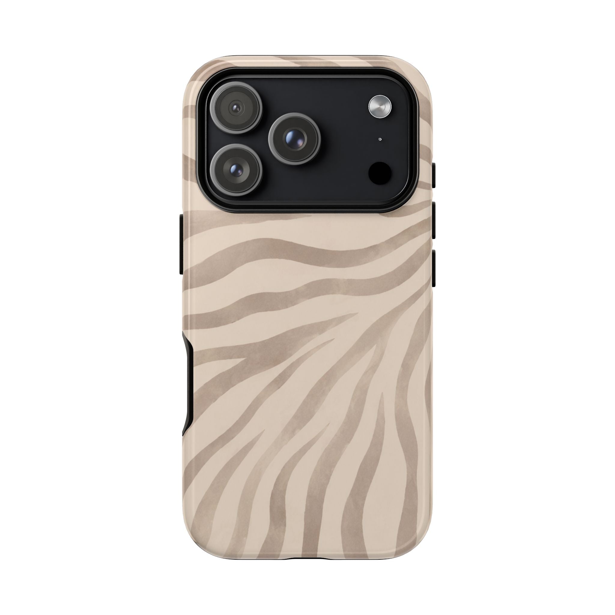 Beige Zebra Phone Case
