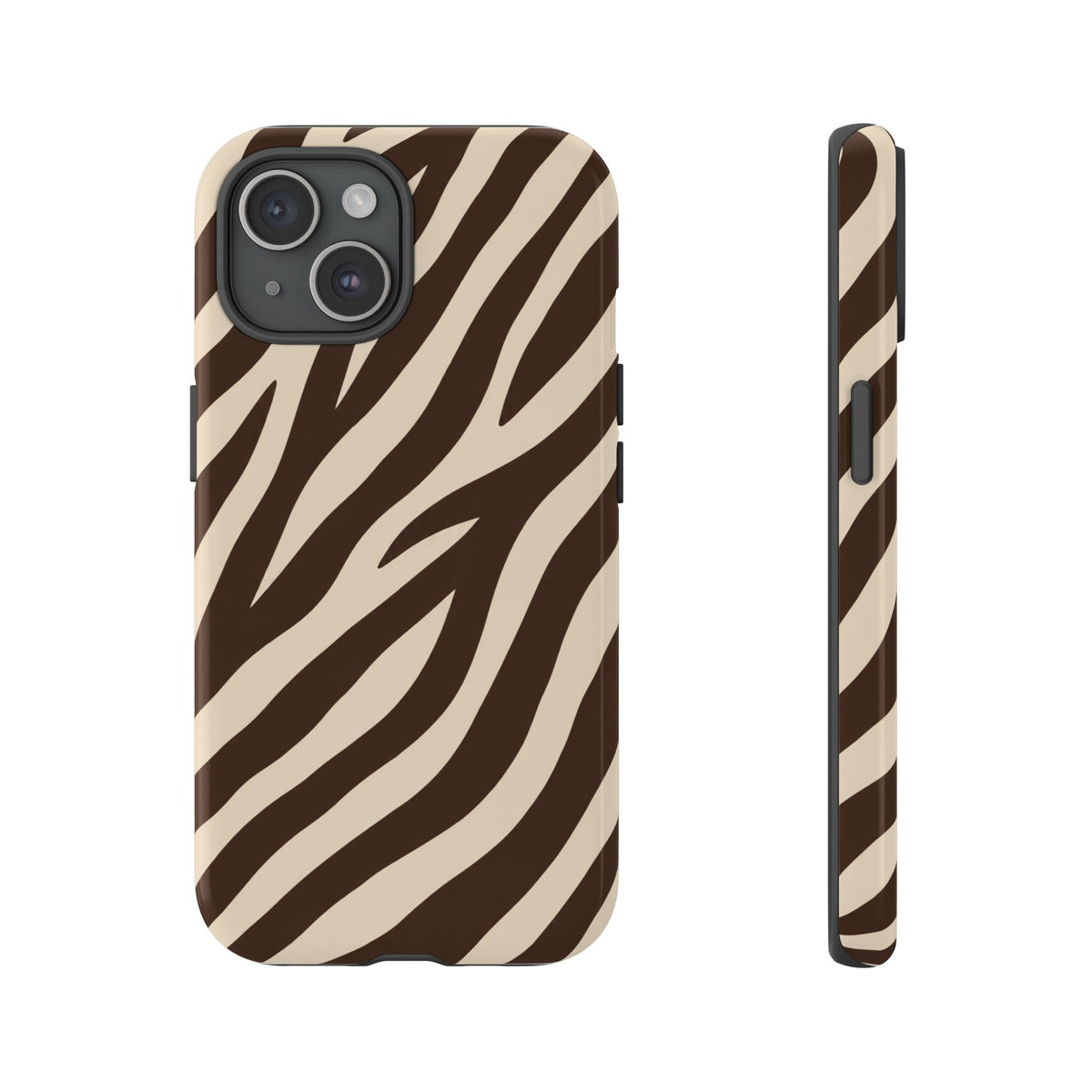 Brown & Cream Zebra Case