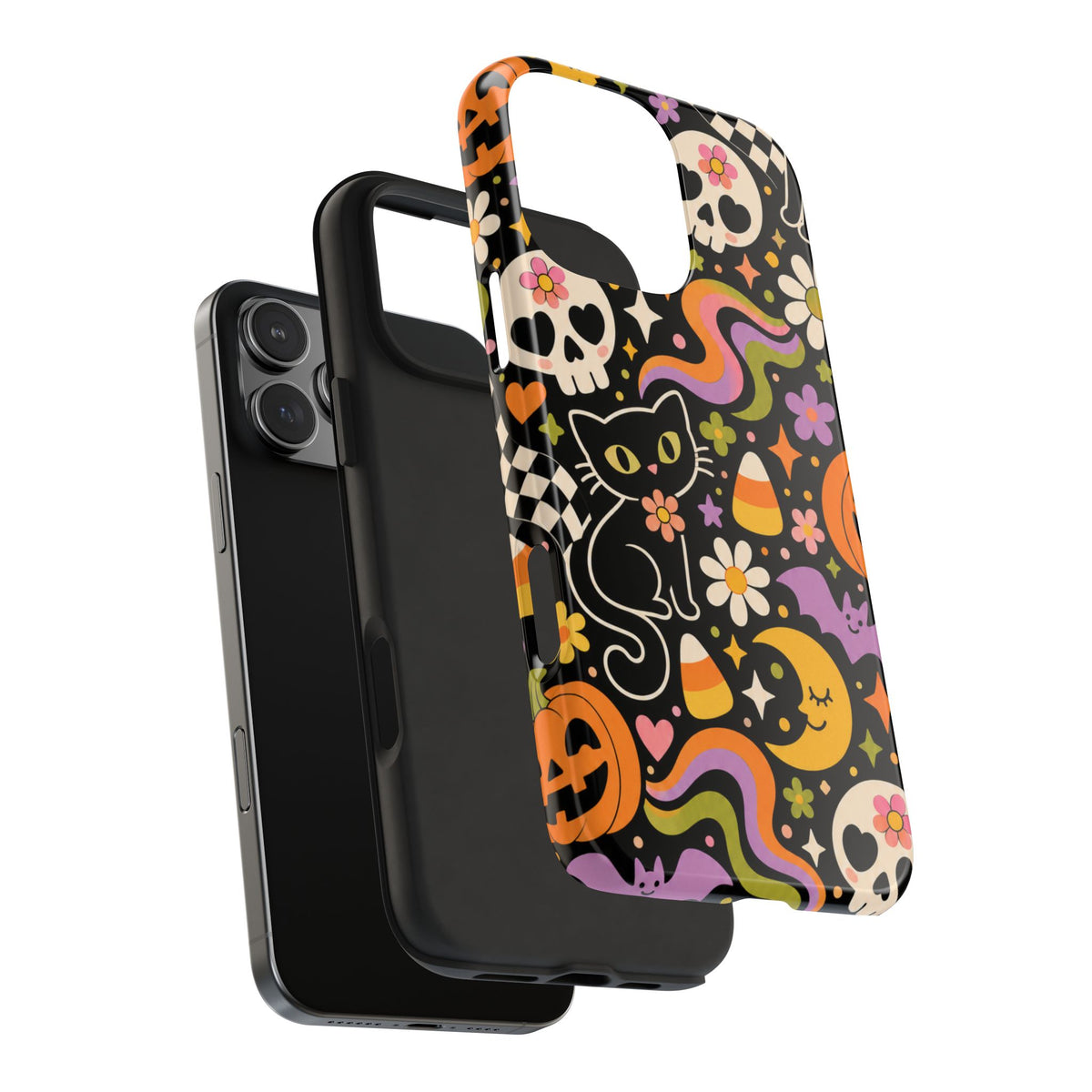 Halloween Cute Black Cat Case