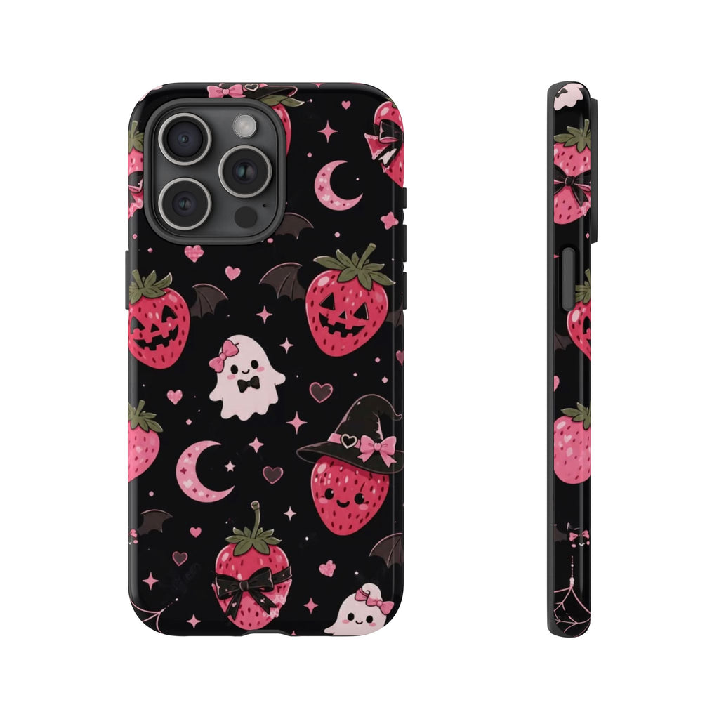 Gothic Strawberry Ghost Phone Case