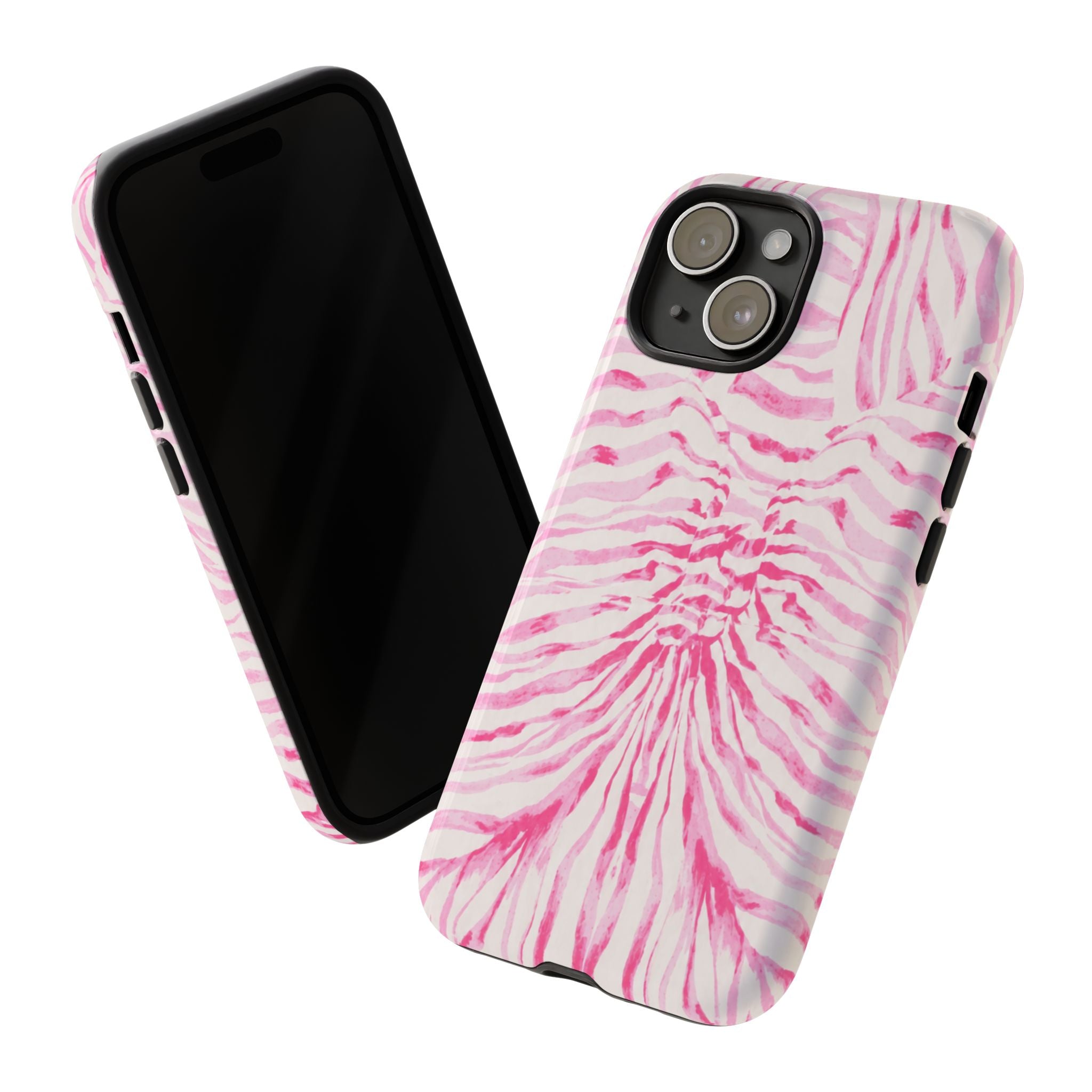 Pink Tie-Dye Zebra Case