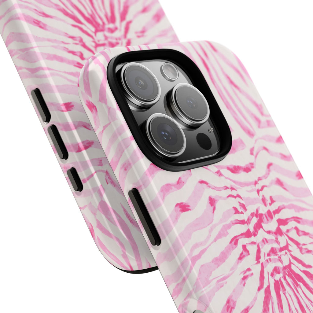 Pink Tie-Dye Zebra Case
