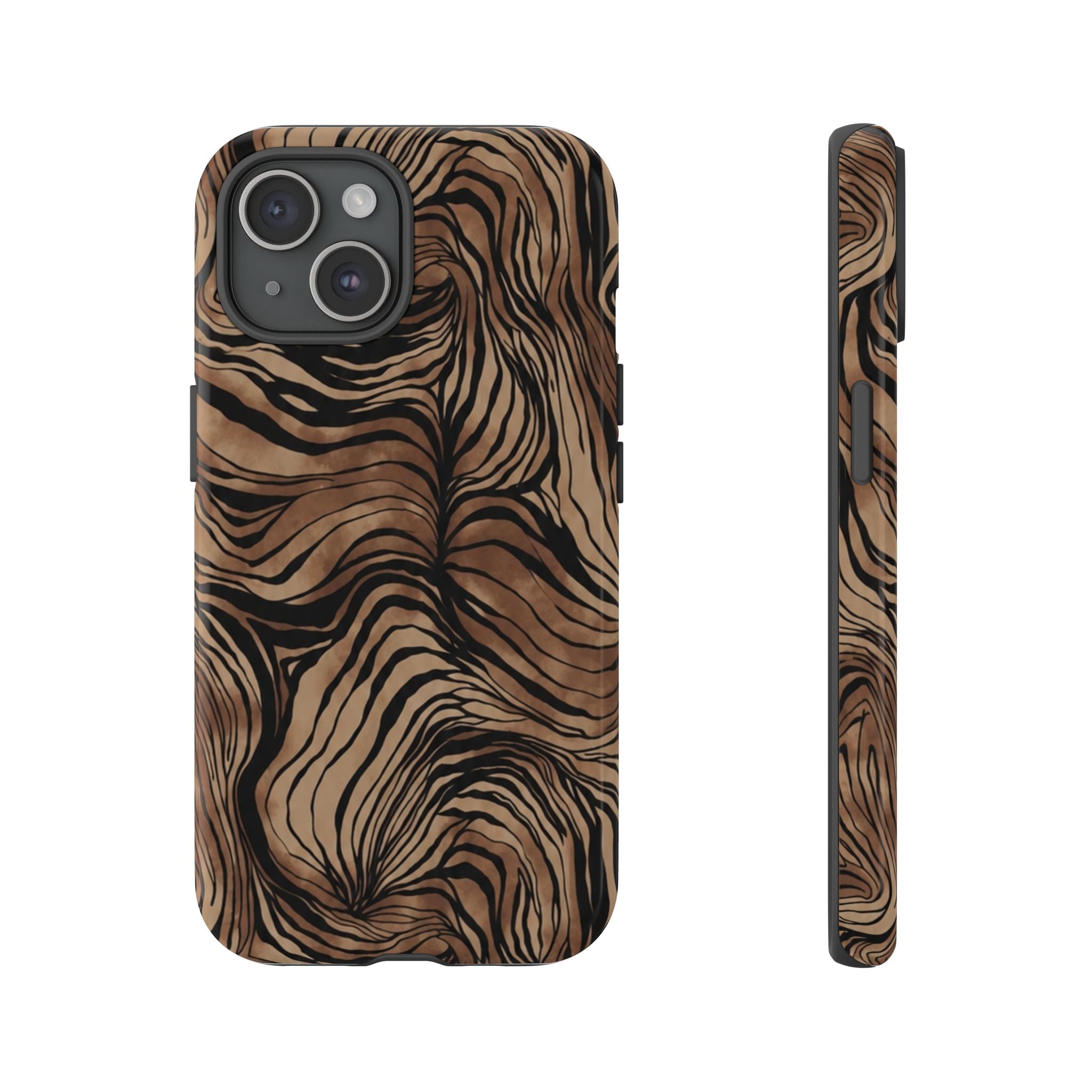 Brown Tiger Stripe Case