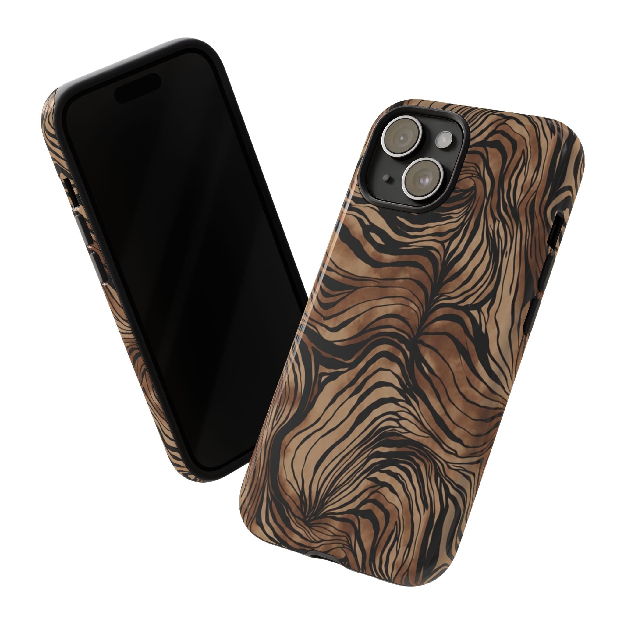 Brown Tiger Stripe Case