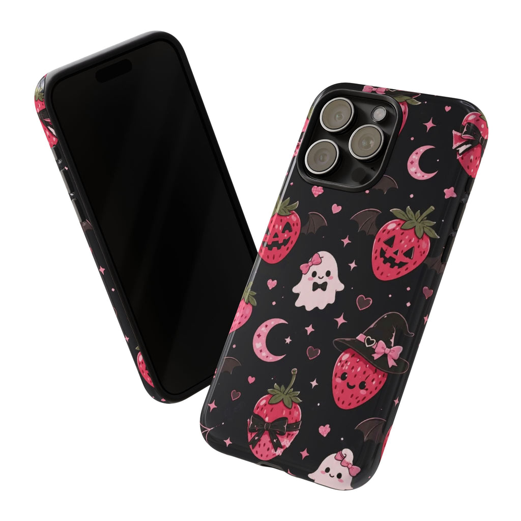 Gothic Strawberry Ghost Phone Case