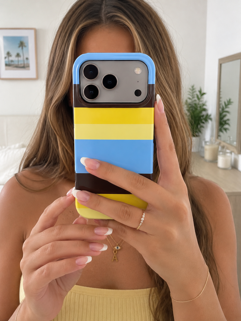 Sunday Picnic ☁️ | Striped Phone Case