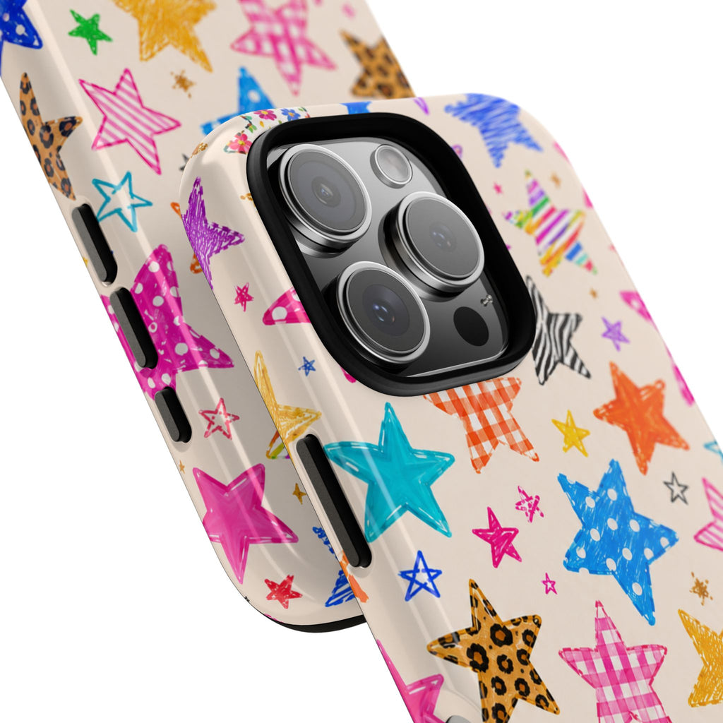 Colorful Doodle Stars Case