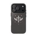 Gray Angel Wing Cross Case