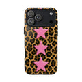 Leopard Pink Stars Case