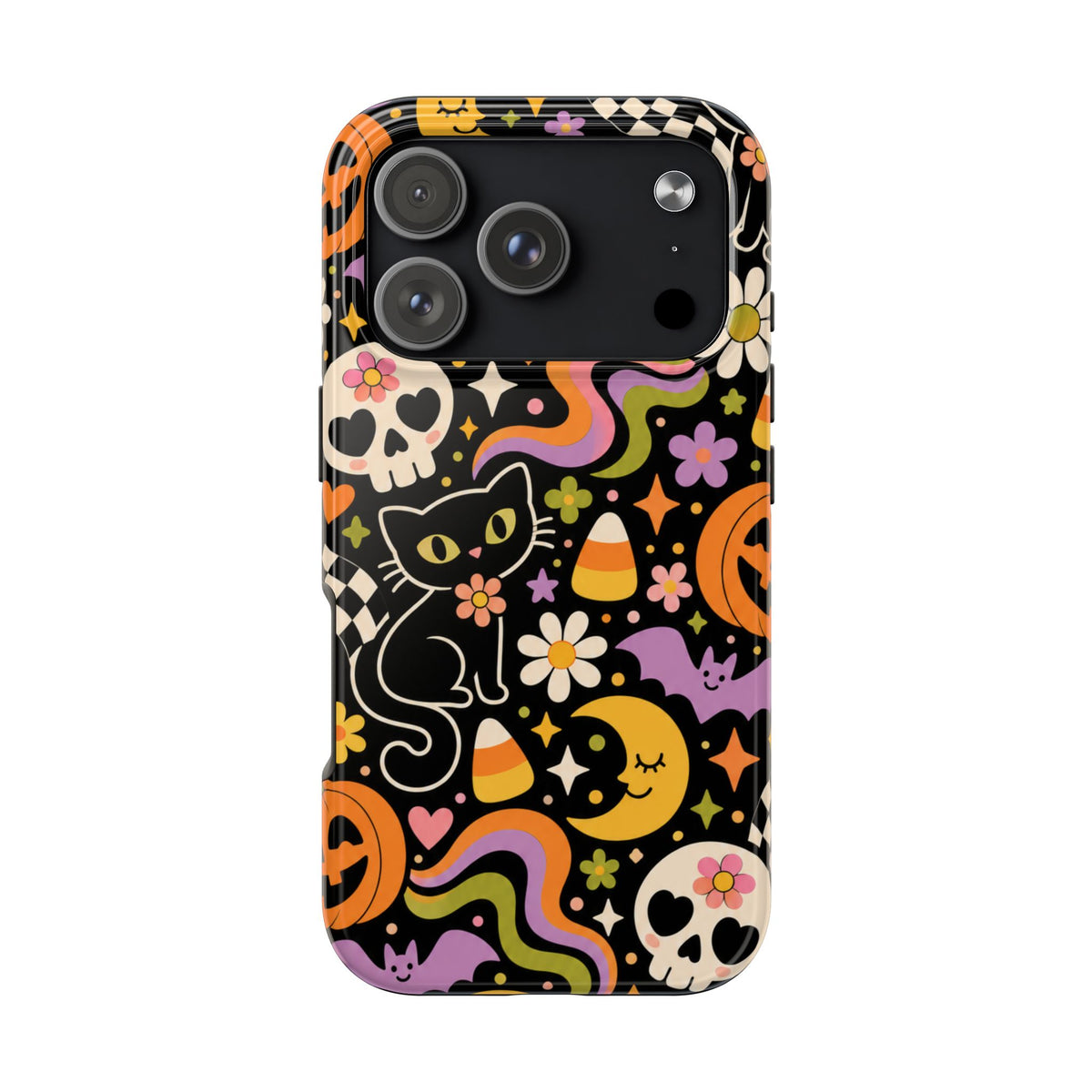 Halloween Cute Black Cat Case