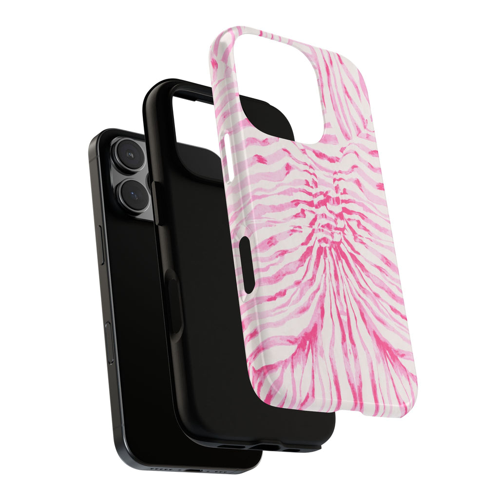 Pink Tie-Dye Zebra Case