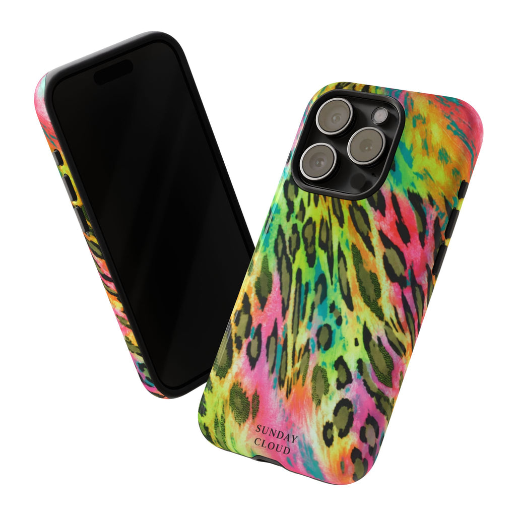 Neon Rainbow Leopard