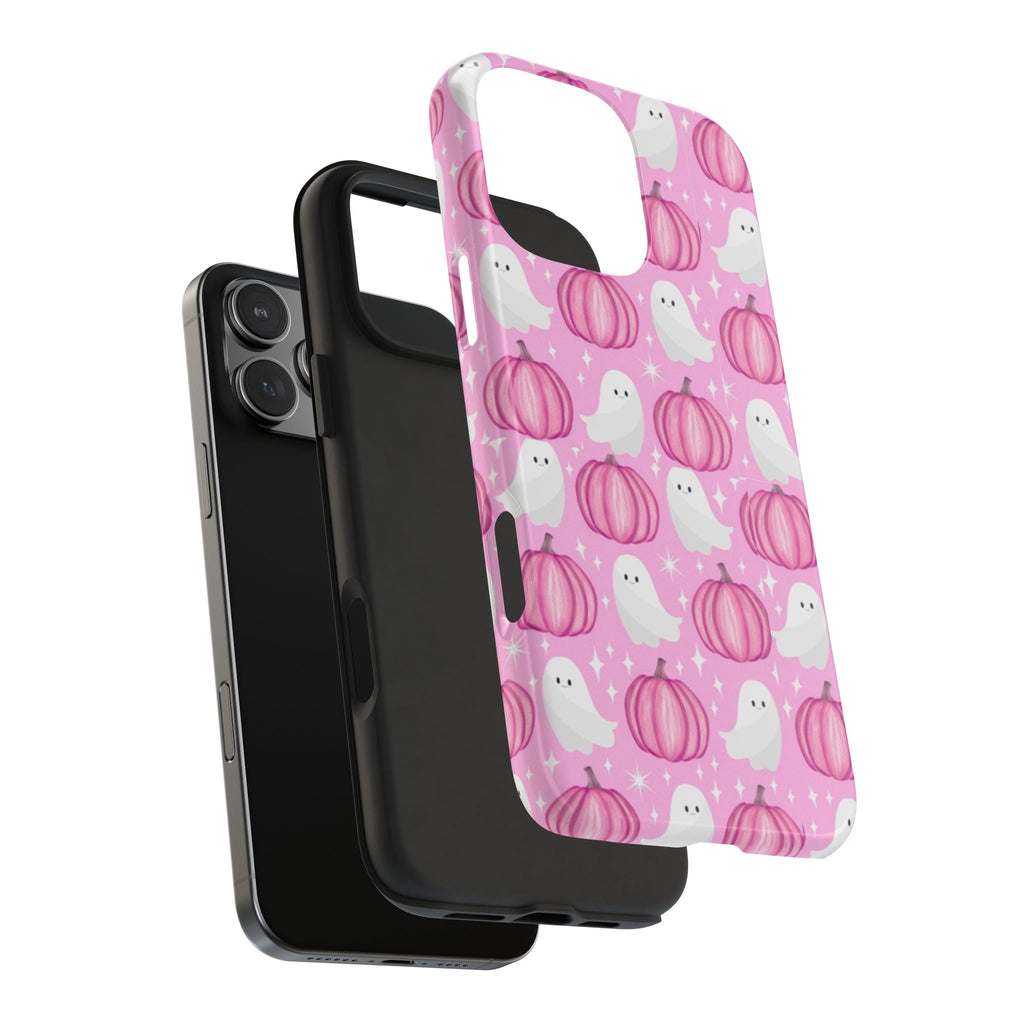 Pink Ghost & Pumpkin Case