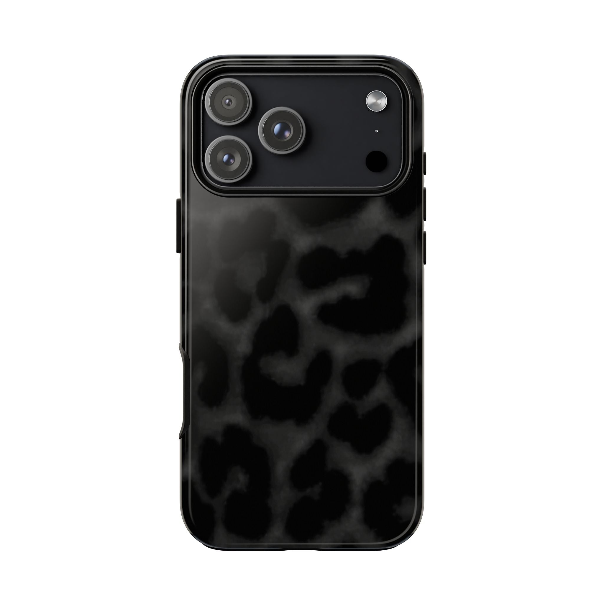 Black Leopard Heart Case