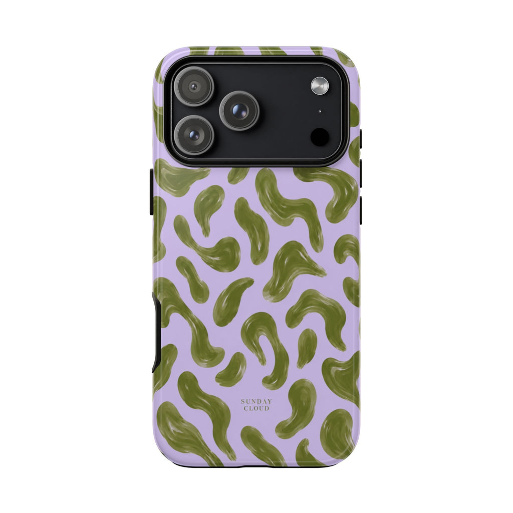 Lavender & Green Swirl