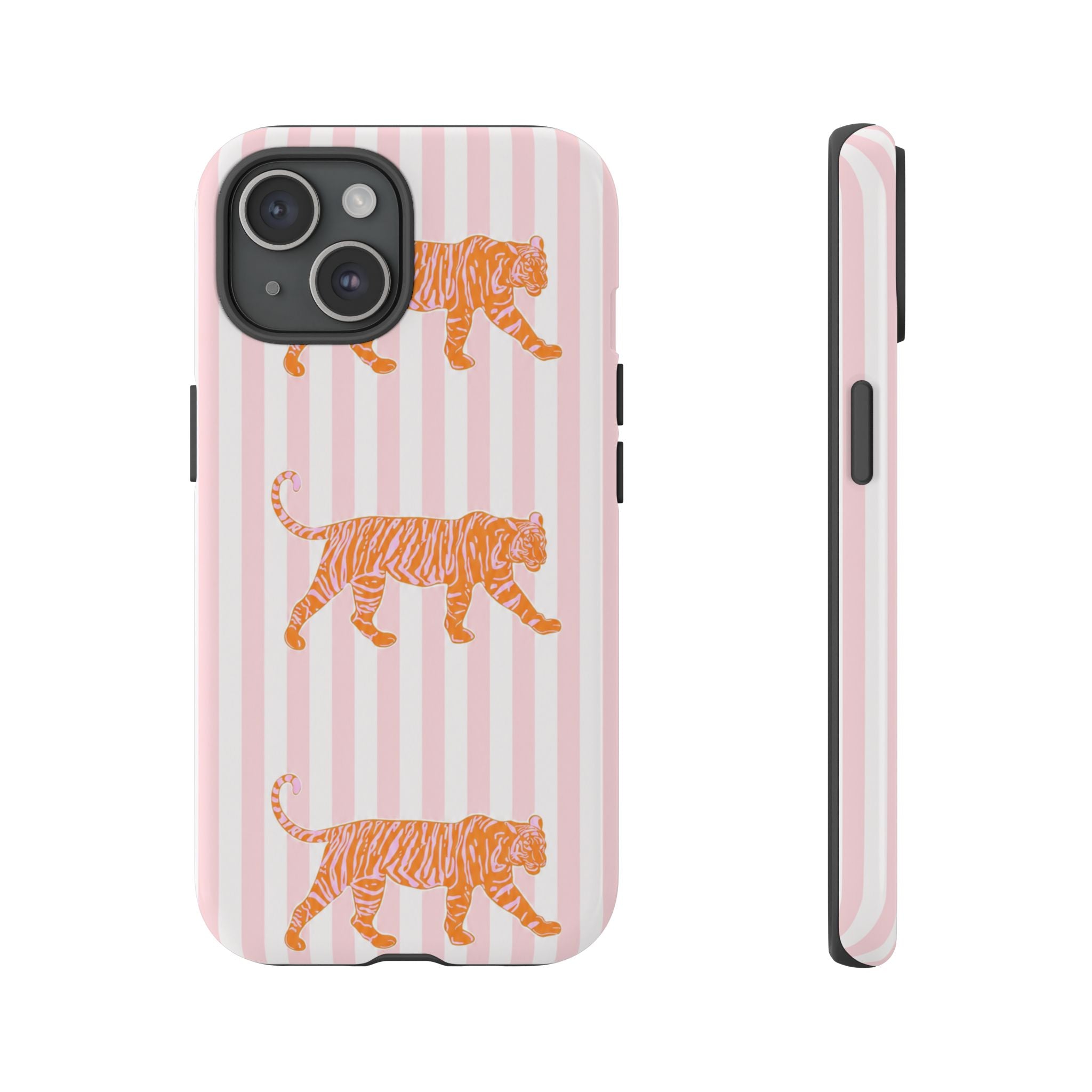 Pink Striped Tiger Case