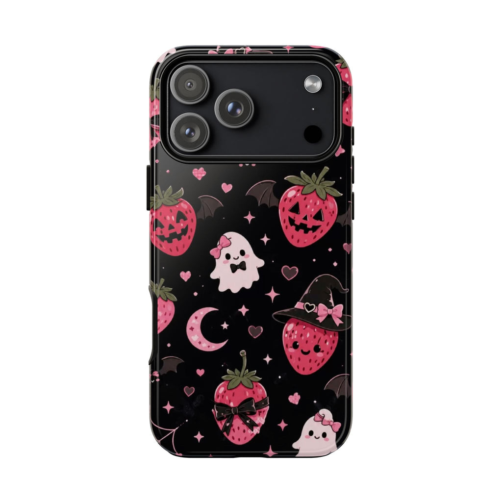 Gothic Strawberry Ghost Phone Case
