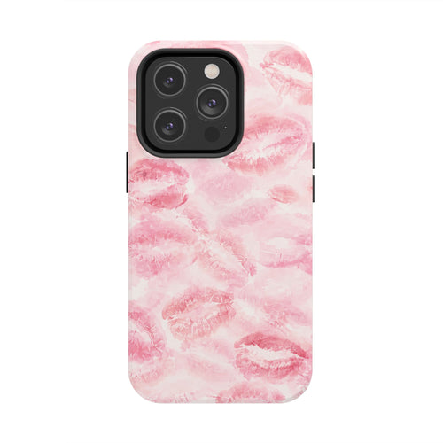 Kiss Phone Case – Pink Lip Print iPhone Case