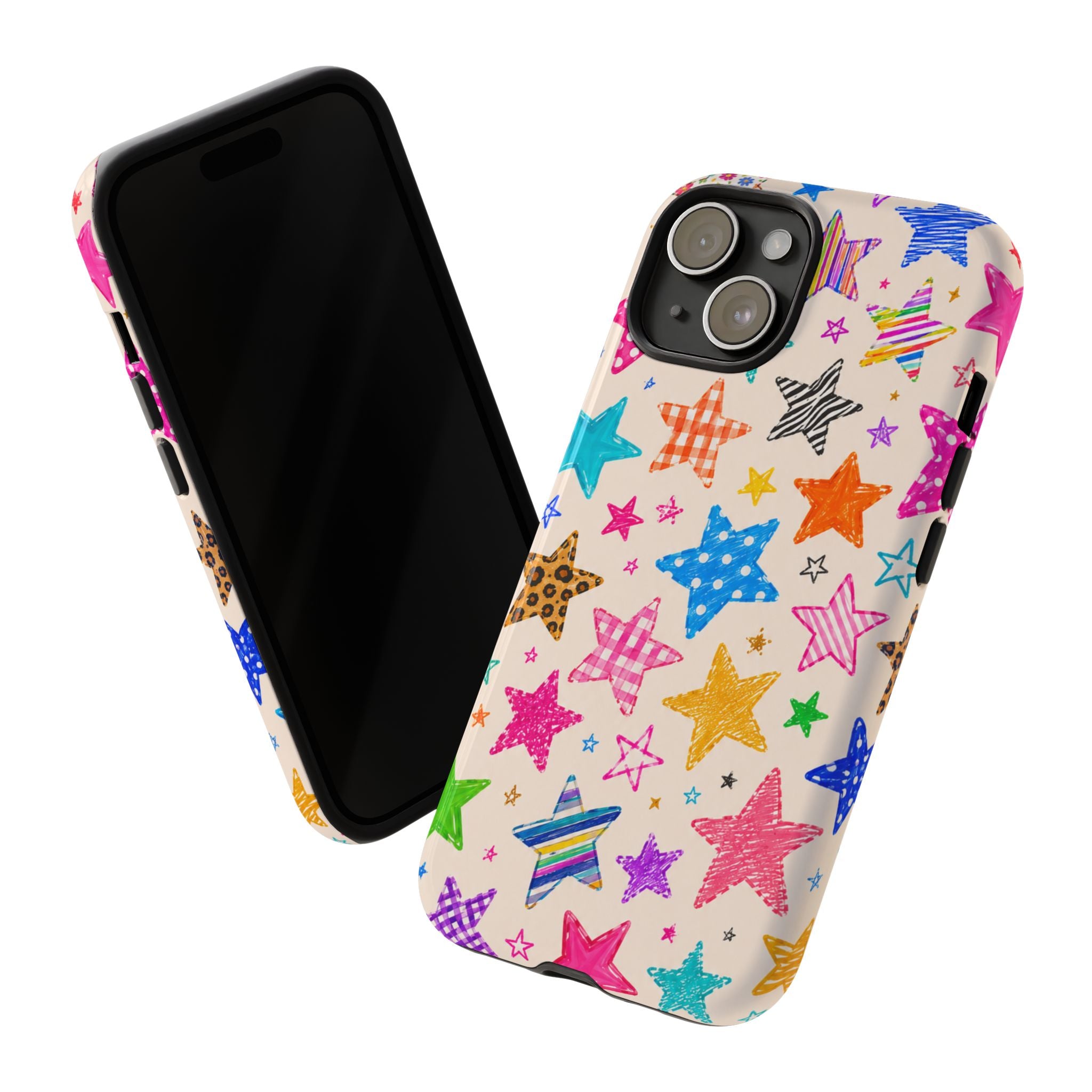 Colorful Doodle Stars Case